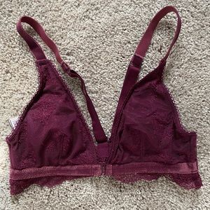 Victoria Secrets Maroon Bra-let